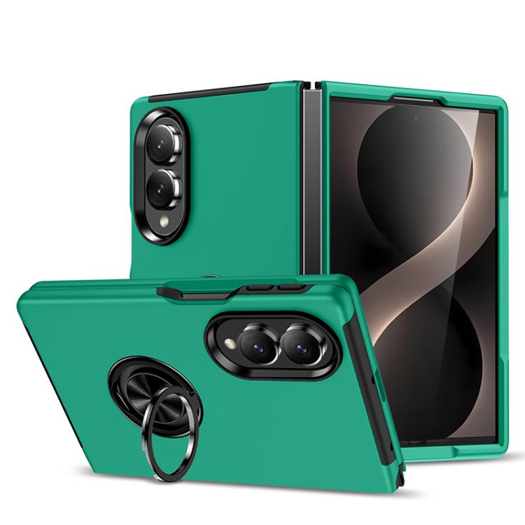 Custodia magnetica per telefono in PC + TPU con anello di supporto invisibile, For Galaxy Z Fold8 5G, For Galaxy Z Fold8 Ultra 5G
