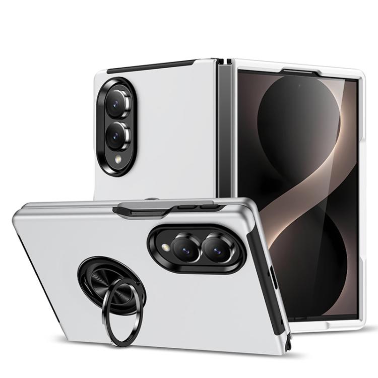 Custodia magnetica per telefono in PC + TPU con anello di supporto invisibile, For Galaxy Z Fold8 5G, For Galaxy Z Fold8 Ultra 5G