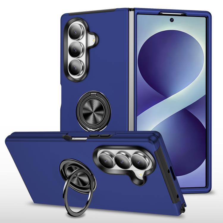 Custodia magnetica per telefono in PC + TPU con anello di supporto invisibile, For Galaxy Z Fold8 5G, For Galaxy Z Fold8 Ultra 5G