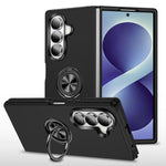 Custodia magnetica per telefono in PC + TPU con anello di supporto invisibile, For Galaxy Z Fold8 5G, For Galaxy Z Fold8 Ultra 5G
