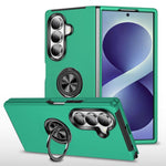 Custodia magnetica per telefono in PC + TPU con anello di supporto invisibile, For Galaxy Z Fold8 5G, For Galaxy Z Fold8 Ultra 5G