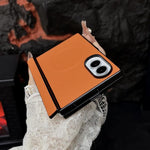 Custodia per telefono in pelle con texture litchi e albero pieghevole magnetico., For Galaxy Z Fold8 5G