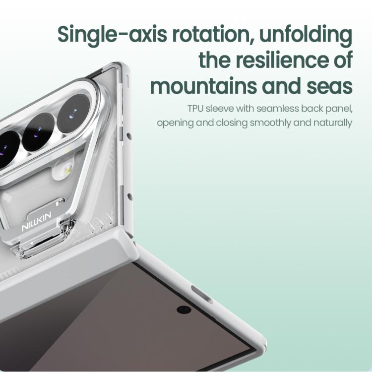 Custodia per telefono NILLKIN Ice Sky Prop Series MagSafe con cornice magnetica., For Galaxy Z Fold8 Ultra 5G