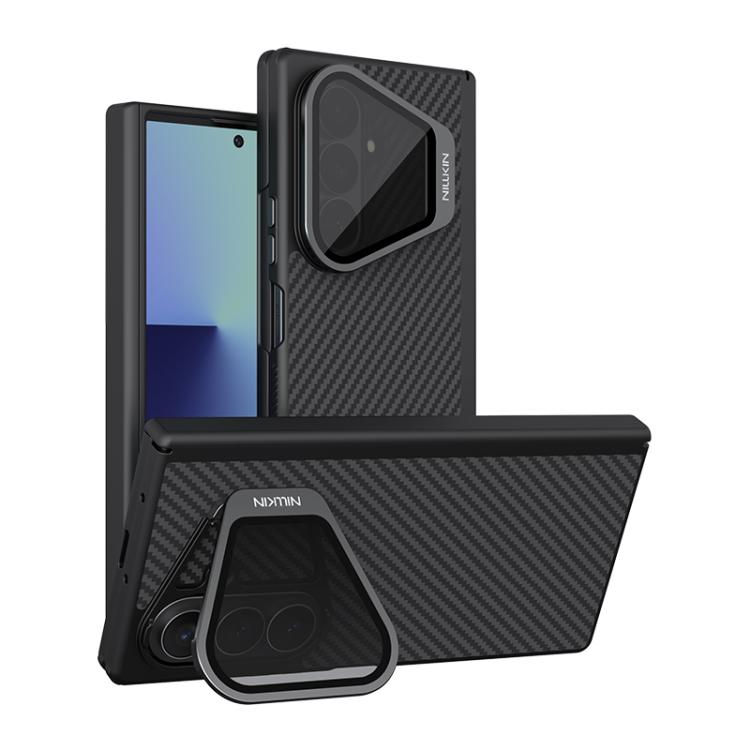 NILLKIN Custodia magnetica per telefono CamShield in CarboProp nero traslucido, For Galaxy Z Fold8 Ultra 5G