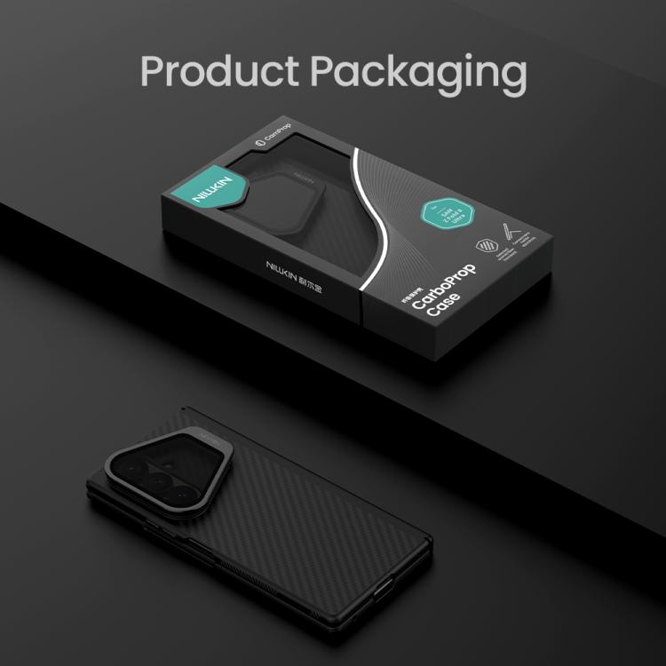 NILLKIN Custodia magnetica per telefono CamShield in CarboProp nero traslucido, For Galaxy Z Fold8 Ultra 5G