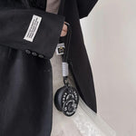 Custodia per auricolari AirPods 4 a forma di manubrio 3D per fitness., Only Case, with Charm and Lanyard Set