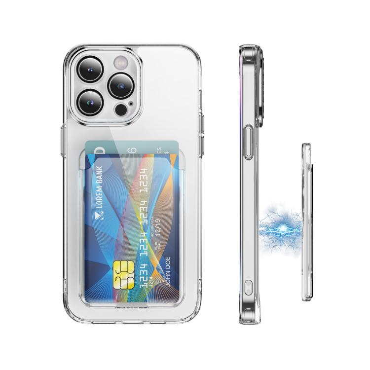 Slot per carte verticali, tipo C, anello magnetico, adesivo per retro telefono, porta carte, Model C