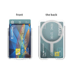 Slot per carte verticali, tipo C, anello magnetico, adesivo per retro telefono, porta carte, Model C