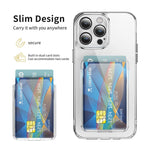 Slot per carte verticali, tipo C, anello magnetico, adesivo per retro telefono, porta carte, Model C