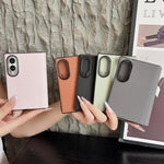 Custodia per telefono minimalista pieghevole in pelle con copertura completa., For Galaxy Z Fold8 5G