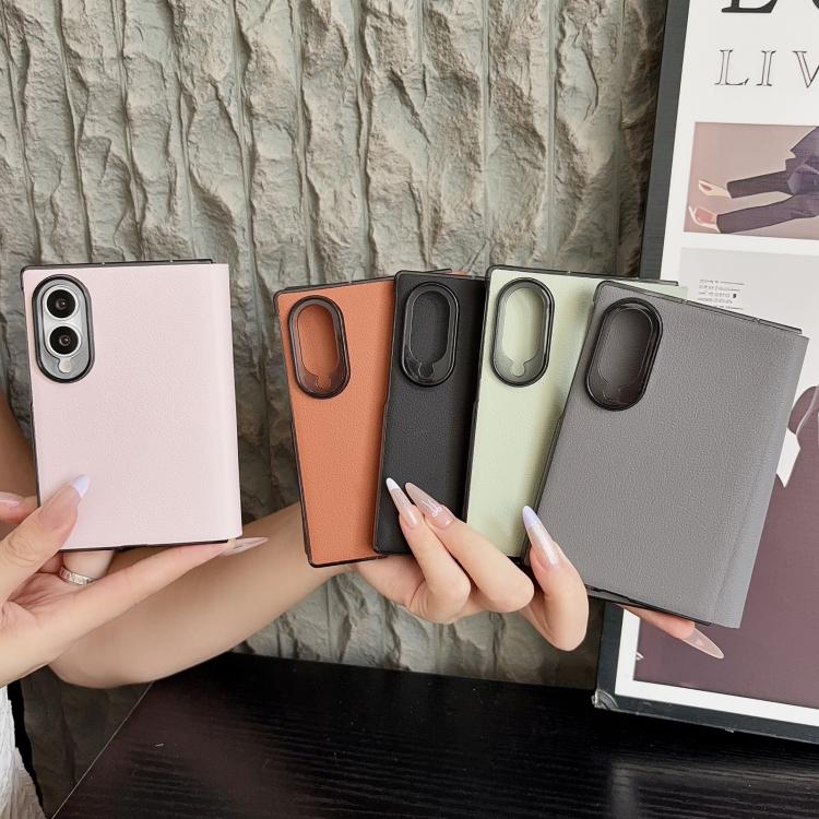 Custodia per telefono minimalista pieghevole in pelle con copertura completa., For Galaxy Z Fold8 5G
