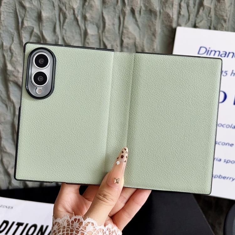 Custodia per telefono minimalista pieghevole in pelle con copertura completa., For Galaxy Z Fold8 5G