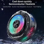 Dissipatore per cellulari a semiconduttore Yesido C324 con illuminazione RGB colorata, C324