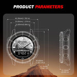 NORTH EDGE THARSIS Martian Style 5ATM Luminous Outdoor Electronic Watch