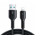 Cavo dati da USB a 8 pin con ricarica rapida da 3A, serie JOYROOM S-A9U, a lunga durata, lunghezza: 1 m, USB to 8 Pin