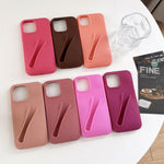 Custodia per telefono in silicone 3D a forma di rossetto, For iPhone Air