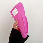 Custodia per telefono in silicone 3D a forma di rossetto, For iPhone Air