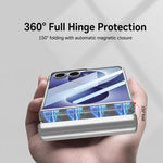 Custodia a libro magnetica integrata GKK con copertura completa e penna inclusa., For Galaxy Z Flip8 5G