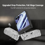 Custodia a libro magnetica integrata GKK con copertura completa e penna inclusa., For Galaxy Z Flip8 5G