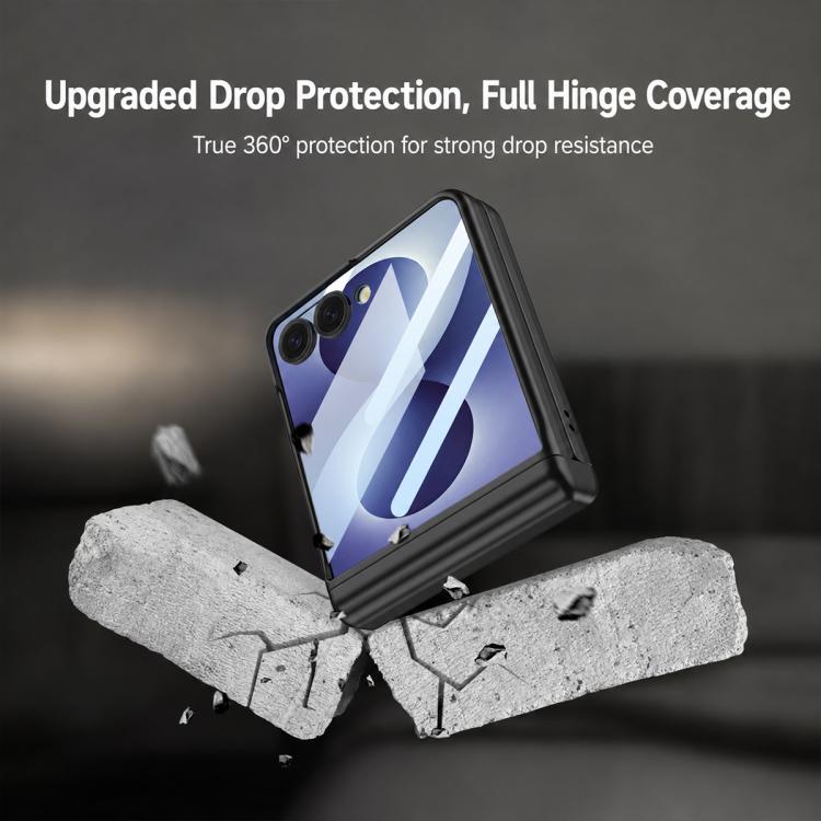 Custodia a libro magnetica integrata GKK con copertura completa e penna inclusa., For Galaxy Z Flip8 5G
