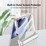 Custodia a libro magnetica integrata GKK con copertura completa e penna inclusa., For Galaxy Z Flip8 5G