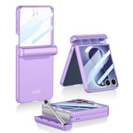 Custodia a libro magnetica integrata GKK con copertura completa e penna inclusa., For Galaxy Z Flip8 5G