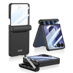 Custodia a libro magnetica integrata GKK con copertura completa e penna inclusa., For Galaxy Z Flip8 5G