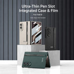 Custodia a libro GKK ultra sottile integrata con copertura completa e scomparto per penna, penna inclusa, For Galaxy Z Fold8 5G