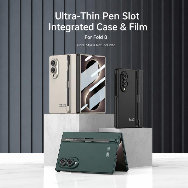 Custodia a libro GKK ultra sottile integrata con copertura completa e scomparto per penna, penna inclusa, For Galaxy Z Fold8 5G