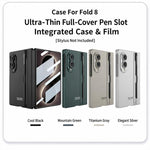 Custodia a libro GKK ultra sottile integrata con copertura completa e scomparto per penna, penna inclusa, For Galaxy Z Fold8 5G