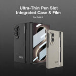 Custodia a libro GKK ultra sottile integrata con copertura completa e scomparto per penna, penna inclusa, For Galaxy Z Fold8 5G