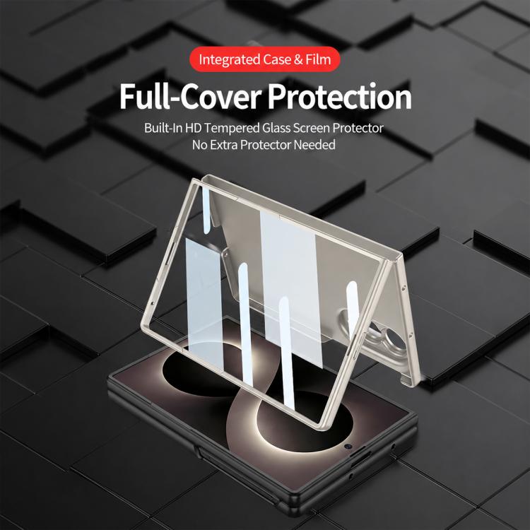 Custodia a libro GKK ultra sottile integrata con copertura completa e scomparto per penna, penna inclusa, For Galaxy Z Fold8 5G