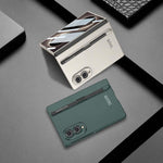 Custodia a libro GKK ultra sottile integrata con copertura completa e scomparto per penna, penna inclusa, For Galaxy Z Fold8 5G