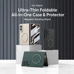 Custodia magnetica integrale ultrasottile GKK con supporto girevole e supporto integrato., For Galaxy Z Fold8 5G