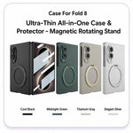 Custodia magnetica integrale ultrasottile GKK con supporto girevole e supporto integrato., For Galaxy Z Fold8 5G