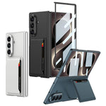 Custodia per telefono GKK ultra sottile in pelle integrata con scomparti per carte., For Galaxy Z Fold8 Ultra 5G