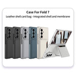 Custodia per telefono GKK ultra sottile in pelle integrata con scomparti per carte., For Galaxy Z Fold8 Ultra 5G