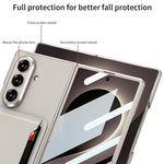 Custodia per telefono GKK ultra sottile in pelle integrata con scomparti per carte., For Galaxy Z Fold8 Ultra 5G