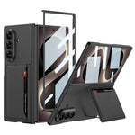 Custodia per telefono GKK ultra sottile in pelle integrata con scomparti per carte., For Galaxy Z Fold8 Ultra 5G