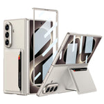 Custodia per telefono GKK ultra sottile in pelle integrata con scomparti per carte., For Galaxy Z Fold8 Ultra 5G