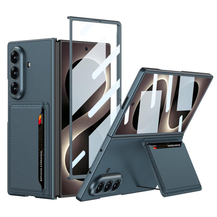 Custodia per telefono GKK ultra sottile in pelle integrata con scomparti per carte., For Galaxy Z Fold8 Ultra 5G