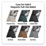 Custodia per telefono GKK con tasca pieghevole magnetica integrata e porta carte., For Galaxy Z Fold8 Ultra 5G
