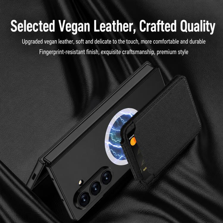 Custodia per telefono GKK con tasca pieghevole magnetica integrata e porta carte., For Galaxy Z Fold8 Ultra 5G