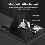 Custodia per telefono GKK con tasca pieghevole magnetica integrata e porta carte., For Galaxy Z Fold8 Ultra 5G