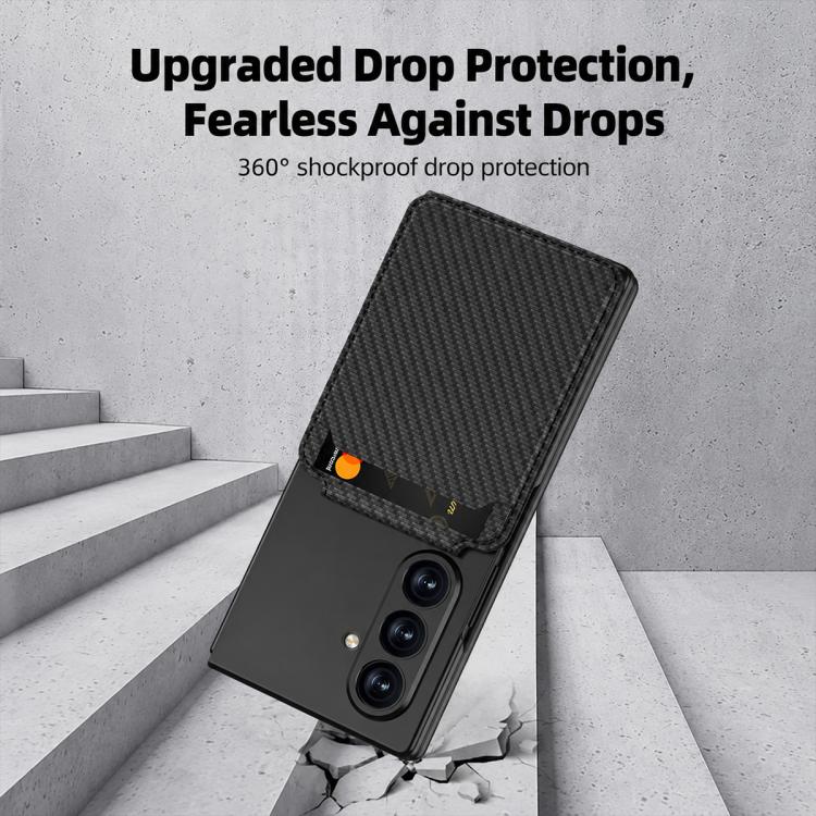 Custodia per telefono GKK con tasca pieghevole magnetica integrata e porta carte., For Galaxy Z Fold8 Ultra 5G