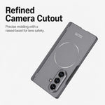 Custodia per telefono GKK con cerniera pieghevole magnetica integrata, anello magnetico e supporto laterale, copertura completa e chiusura a scatto., For Galaxy Z Fold8 Ultra 5G