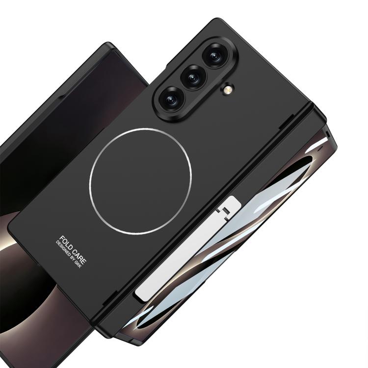 Custodia per telefono GKK con cerniera pieghevole magnetica integrata, anello magnetico e supporto laterale, copertura completa e chiusura a scatto., For Galaxy Z Fold8 Ultra 5G