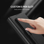 Custodia per telefono GKK in pelle con apertura a libro e scomparto per penna, stilo incluso., For Galaxy Z Fold8 Ultra 5G