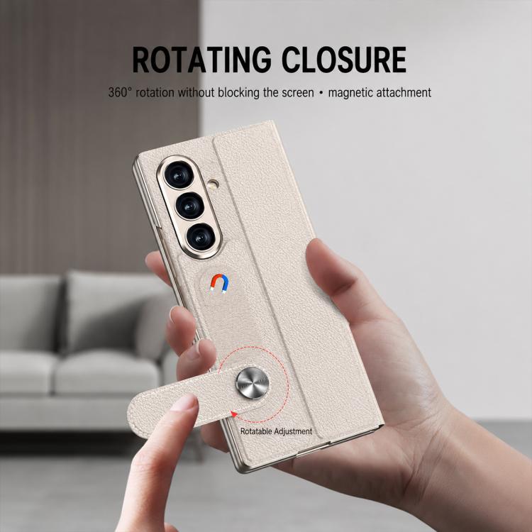 Custodia per telefono GKK in pelle con apertura a libro e scomparto per penna, stilo incluso., For Galaxy Z Fold8 Ultra 5G