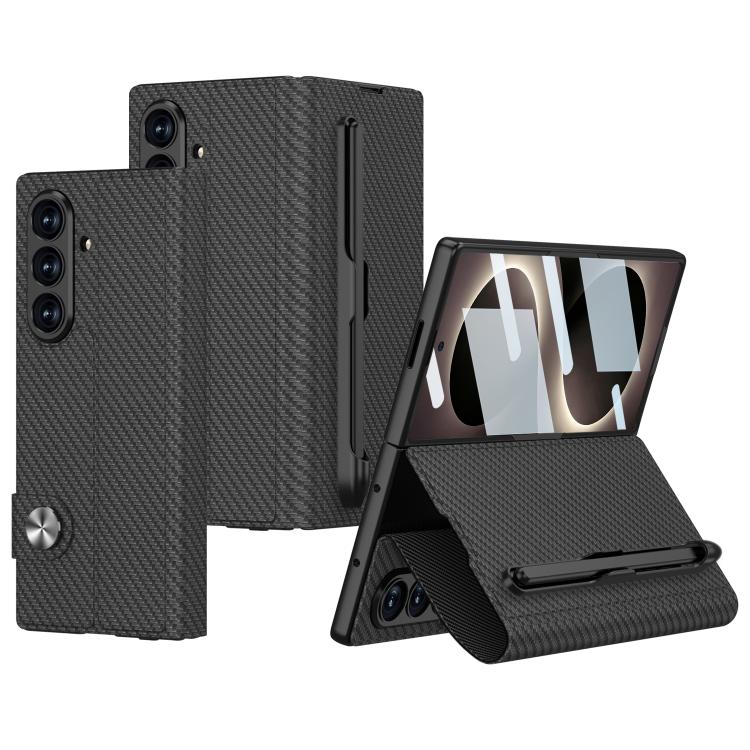 Custodia per telefono GKK in pelle con apertura a libro e scomparto per penna, stilo incluso., For Galaxy Z Fold8 Ultra 5G